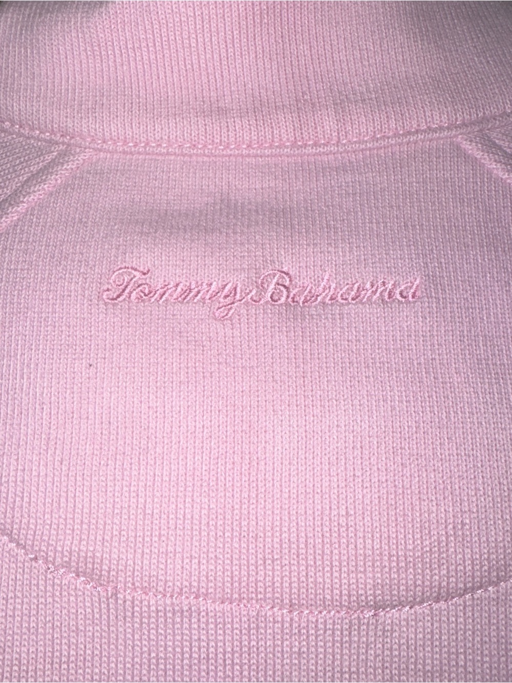 NWT $128 Tommy Bahama Aruba top full zip up sweatshirt Size XL pink - Picture 4 of 5